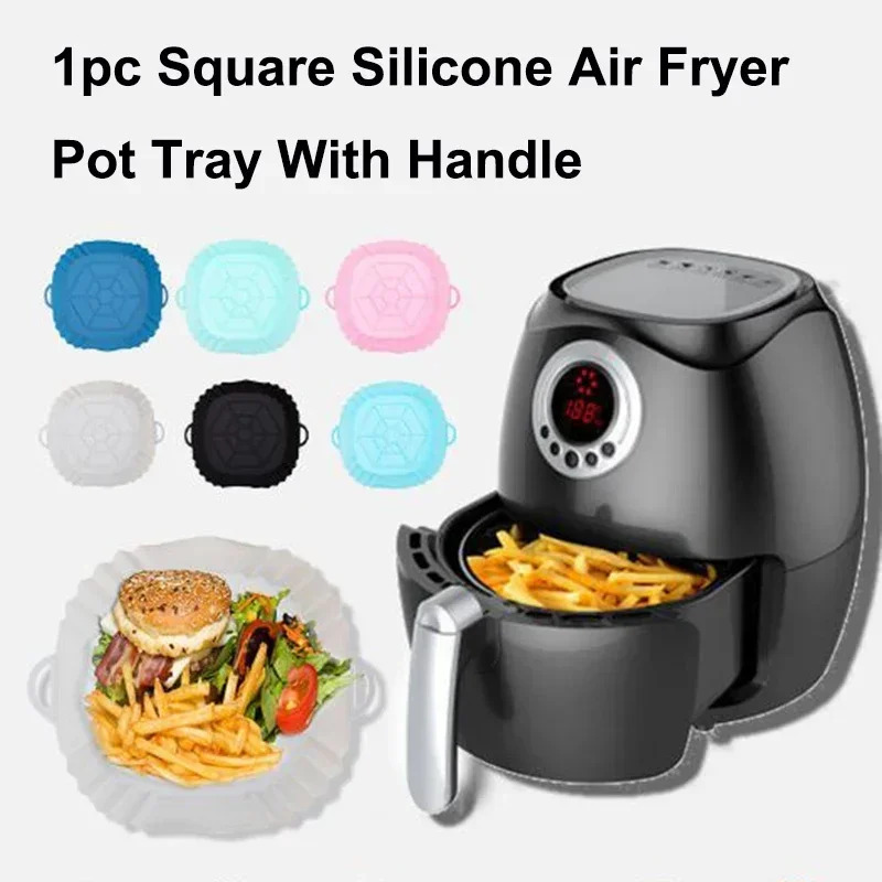 1PC Silicone Air Fryer Basket, - Air Fryer ulasan dan harga