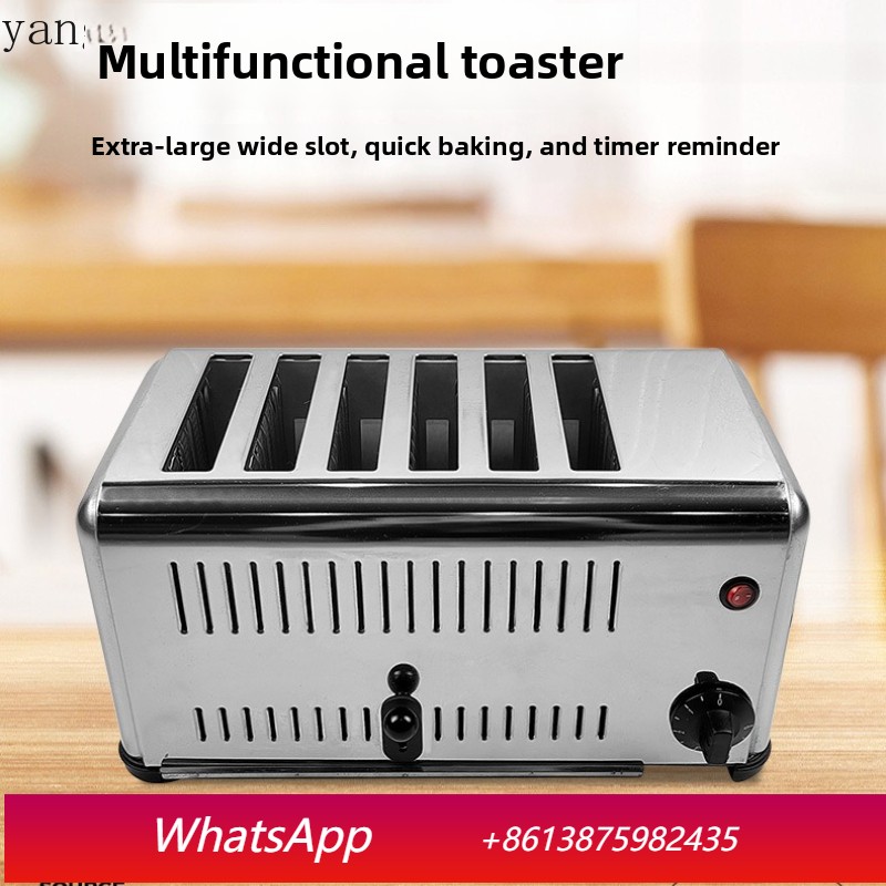 YJQ commercial four-piece toas - Toaster ulasan dan harga