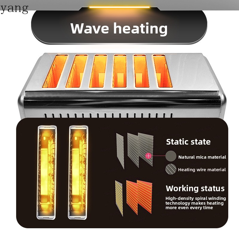 YJQ commercial four-piece toas - Toaster ulasan dan harga